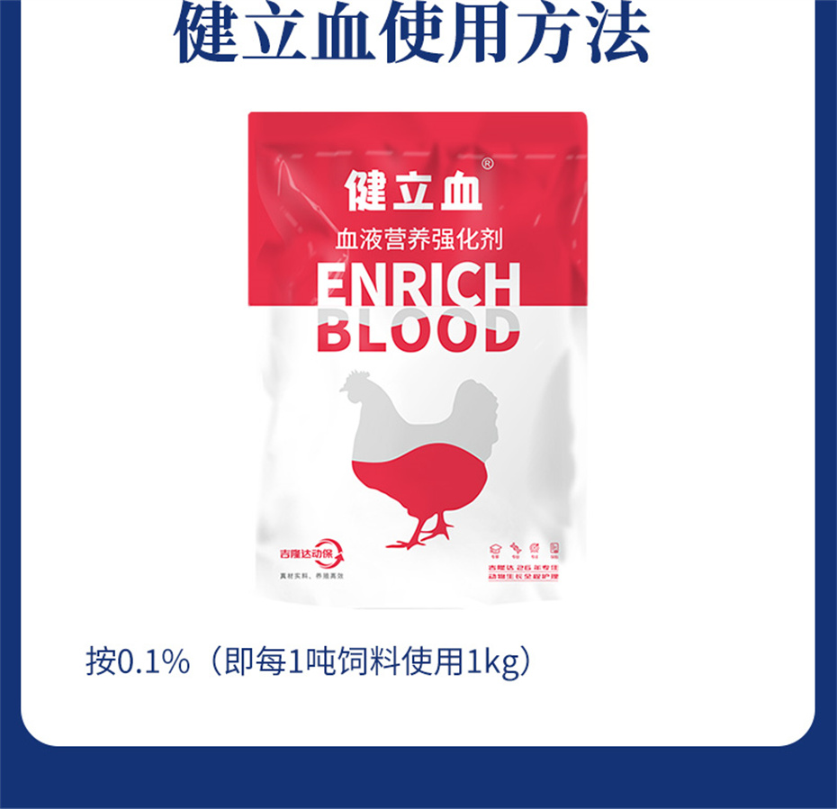 全网担保网动保禽饲料添加剂健立血禽产品介绍